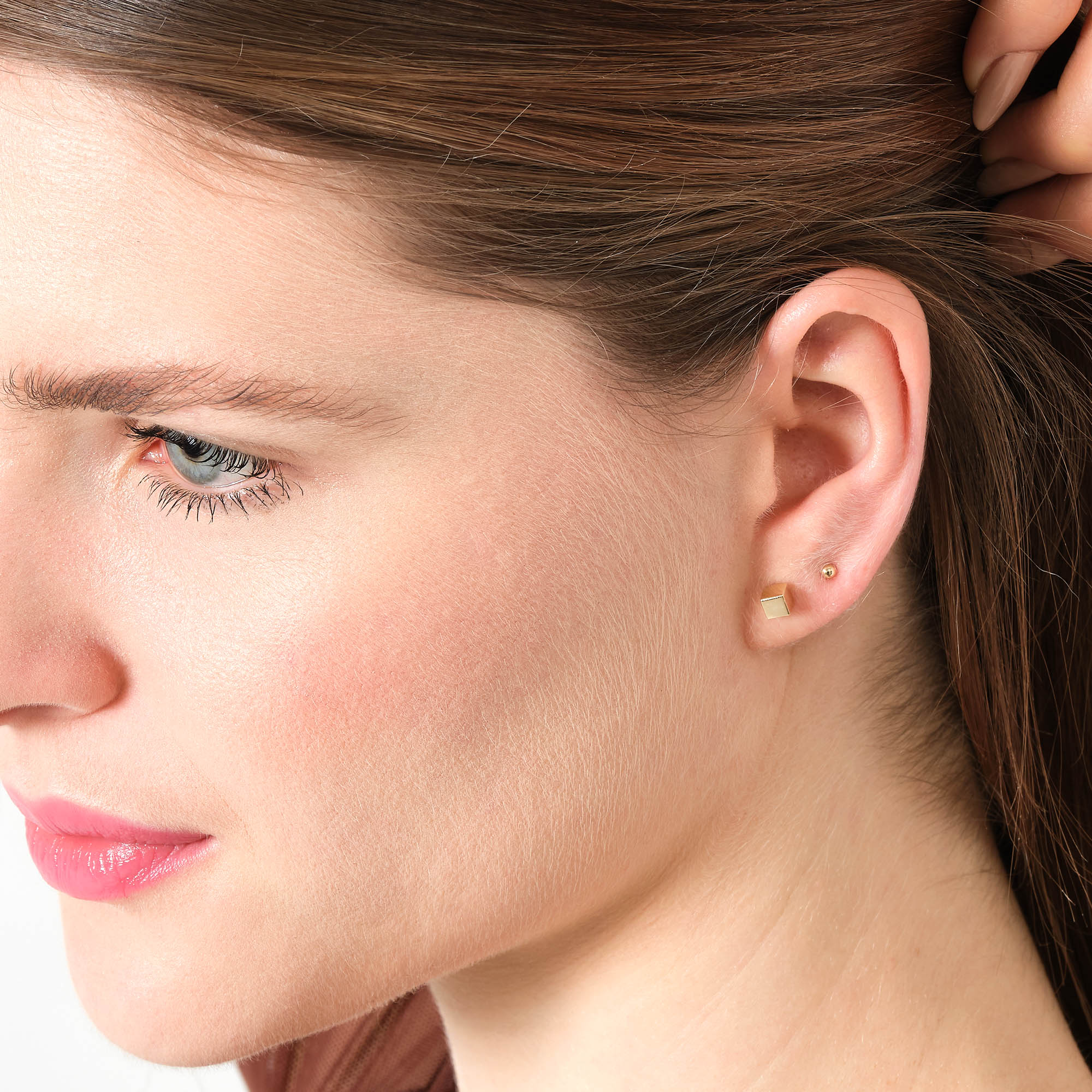 Küp Küpe Altın 14 Ayar