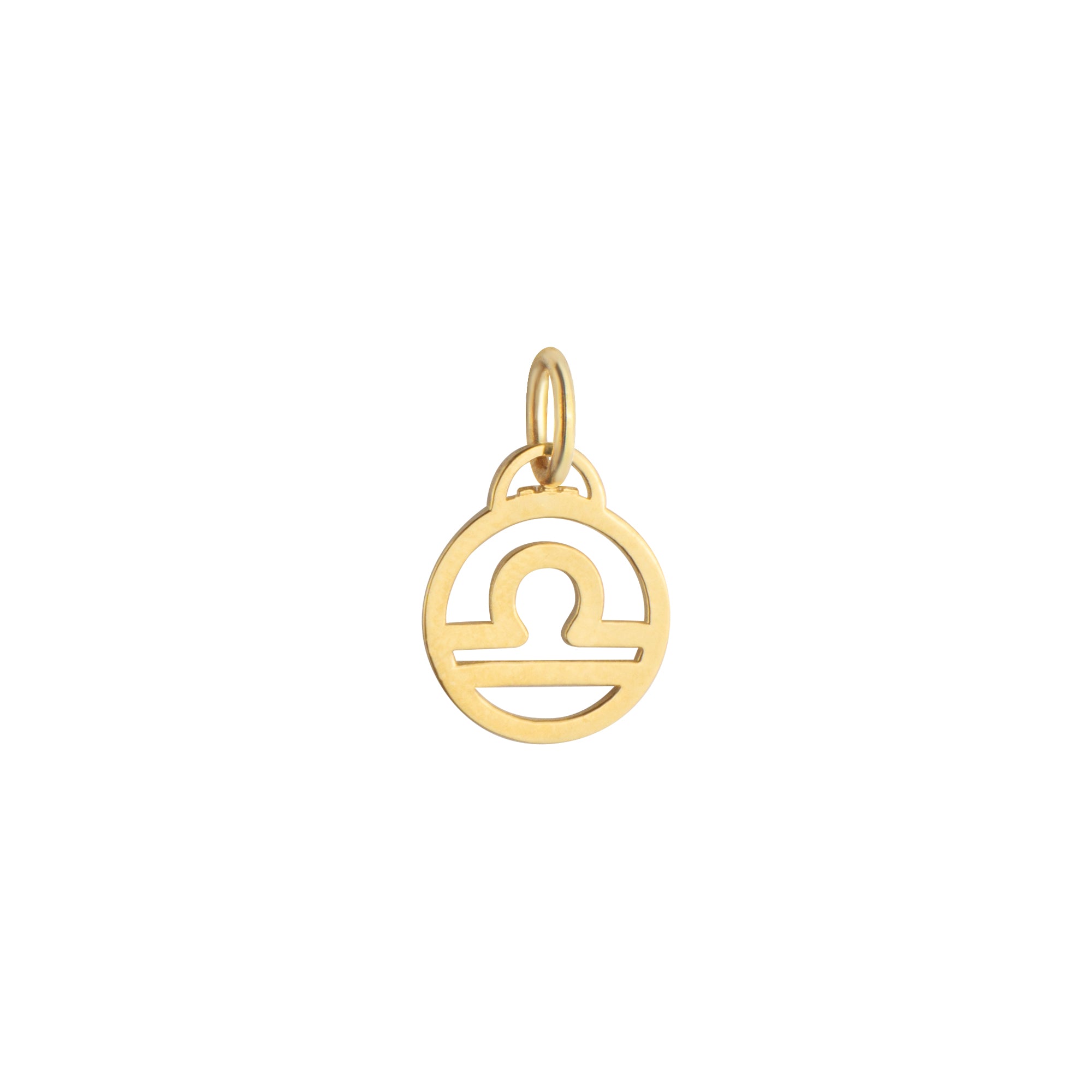 Altın Terazi Burcu Kolye Ucu 14 Ayar