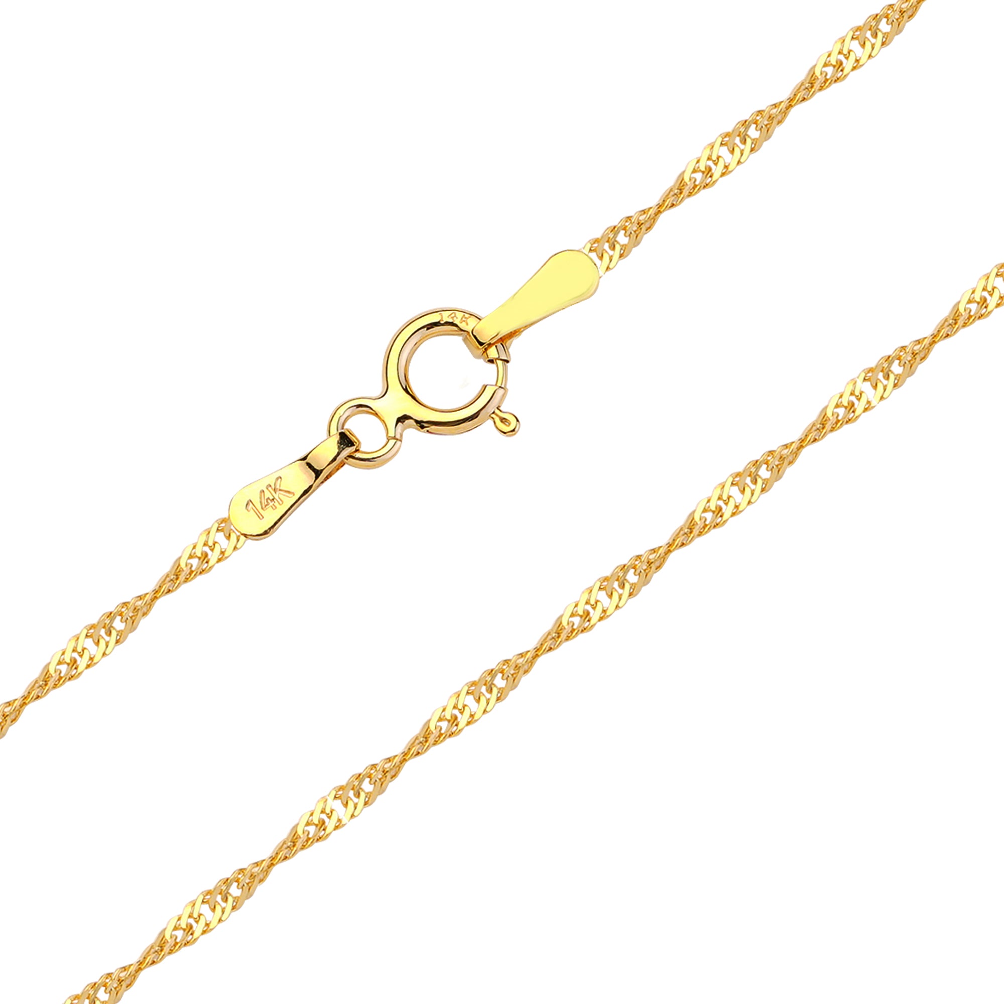 Singapur Altın Zincir 14 Ayar