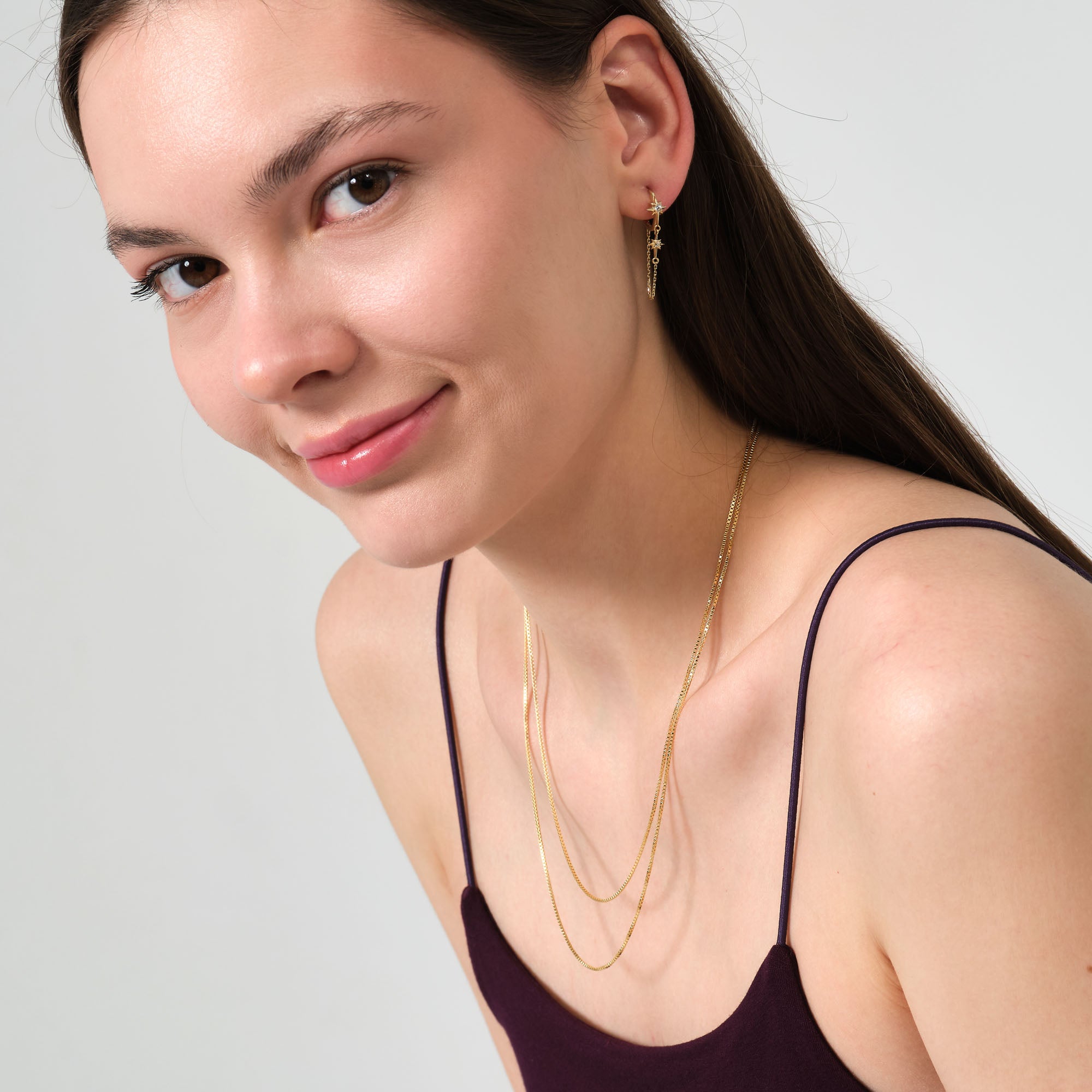 Küp Altın Zincir Kolye 14 Ayar