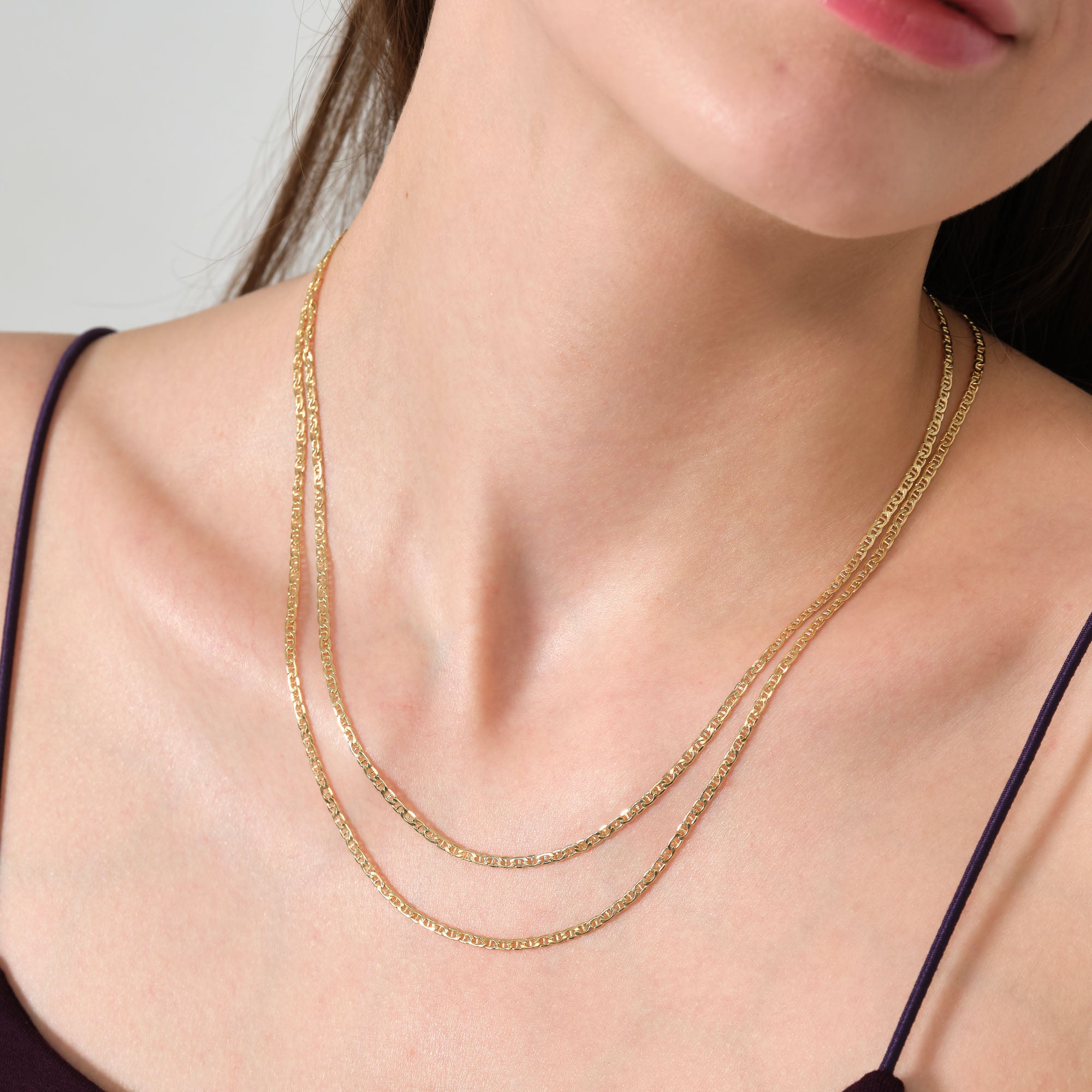 Mariner Altın Zincir Kolye 14 Ayar