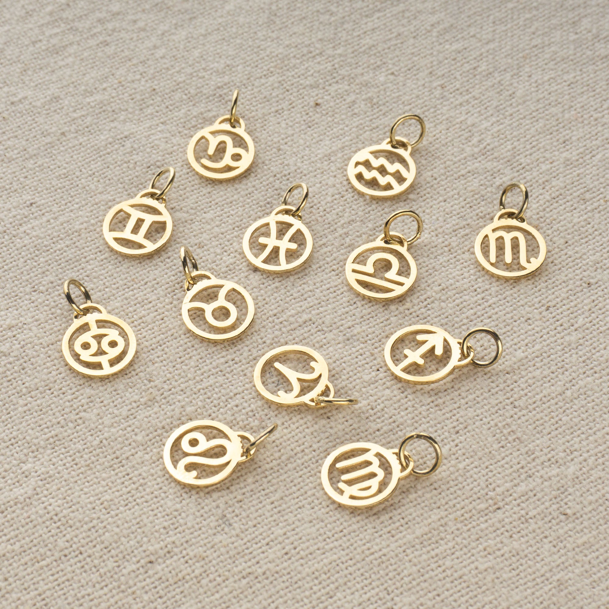 Altın Akrep Burcu Kolye Ucu 14 Ayar