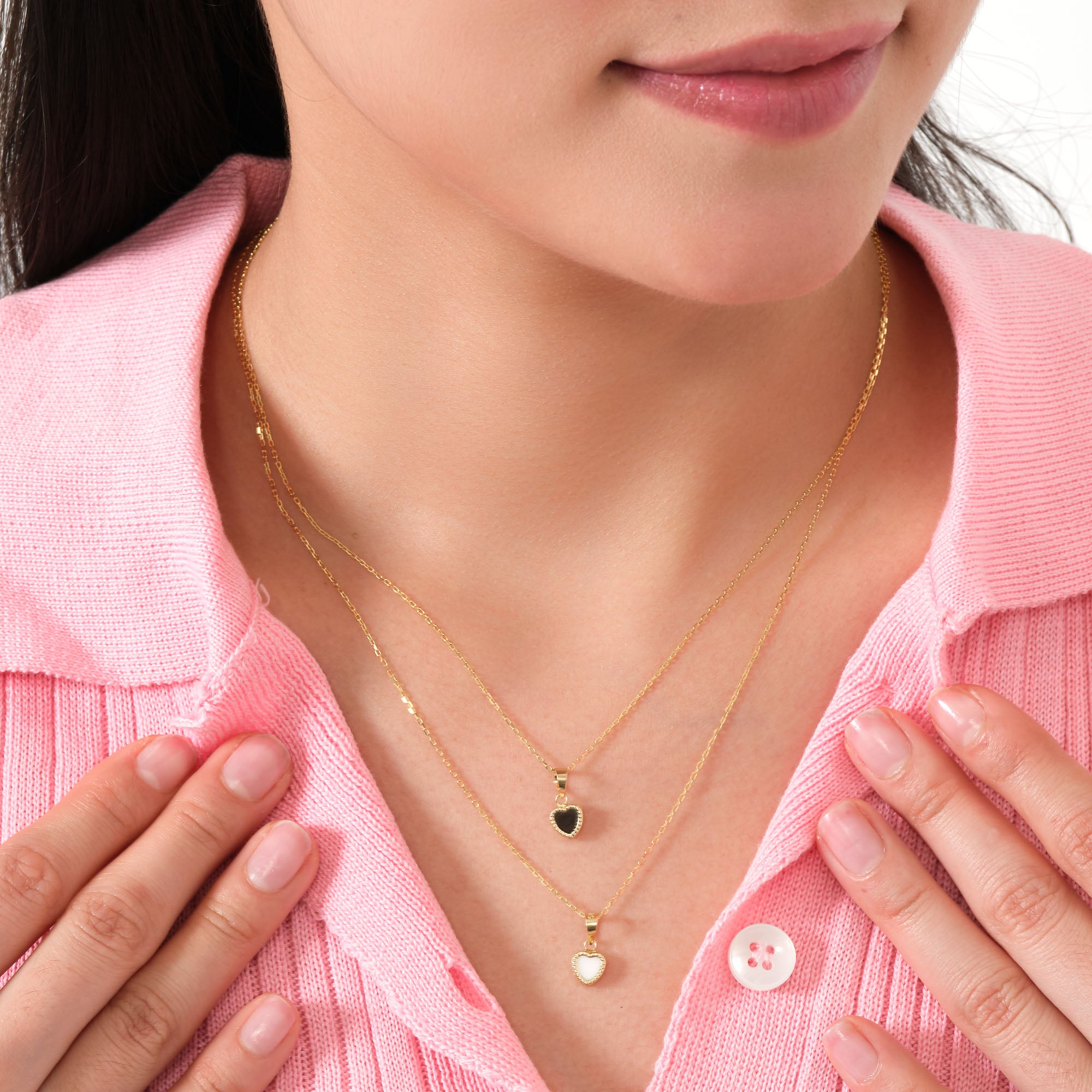 Kalp Altın Kolye Ucu 14 Ayar