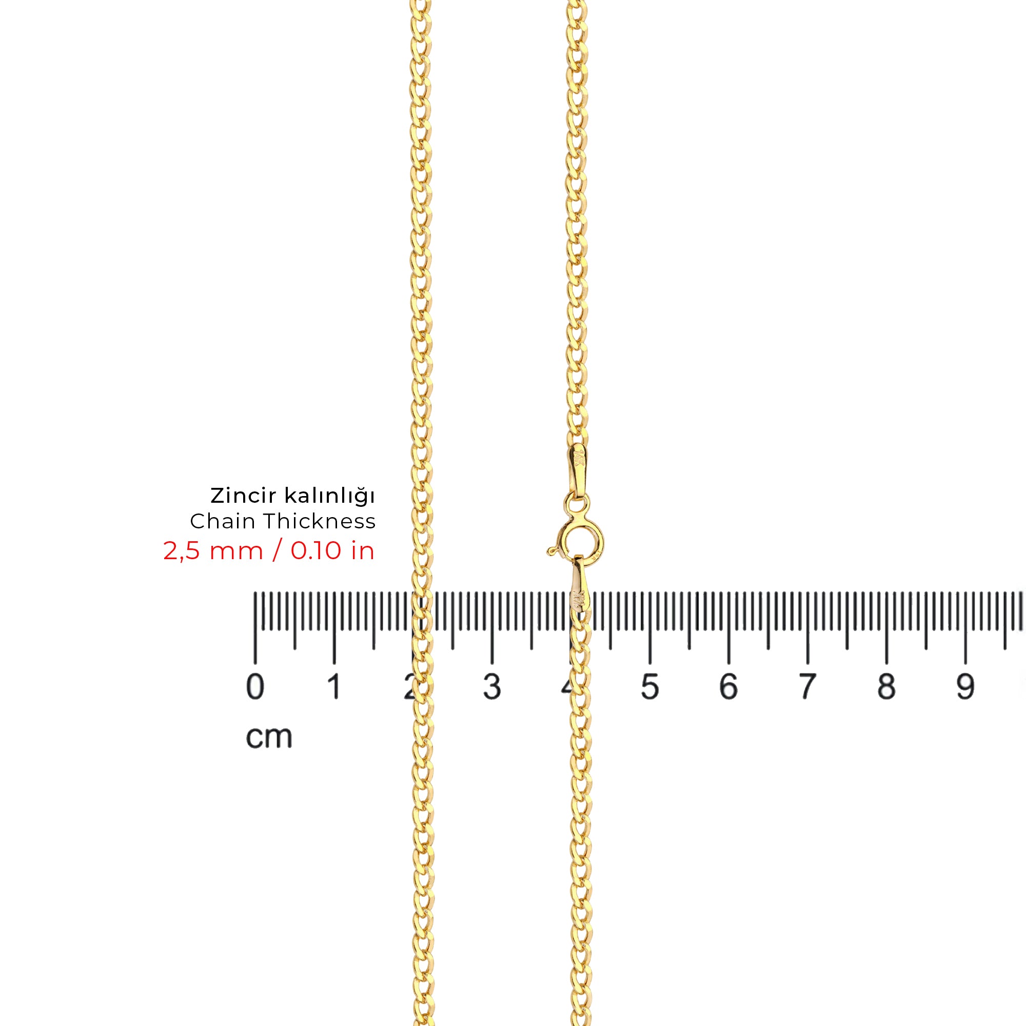 Gurmet Altın Zincir 14 Ayar