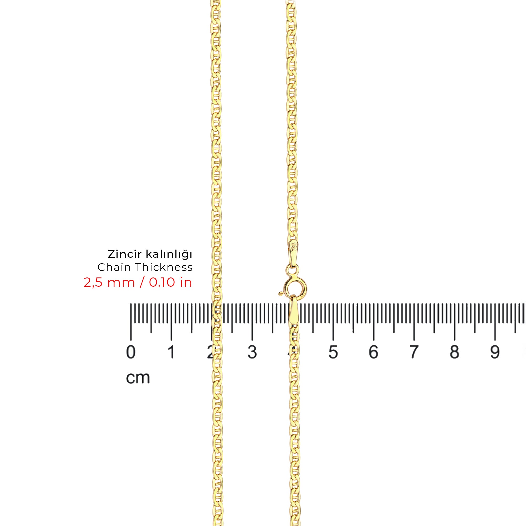 Mariner Altın Zincir 14 Ayar